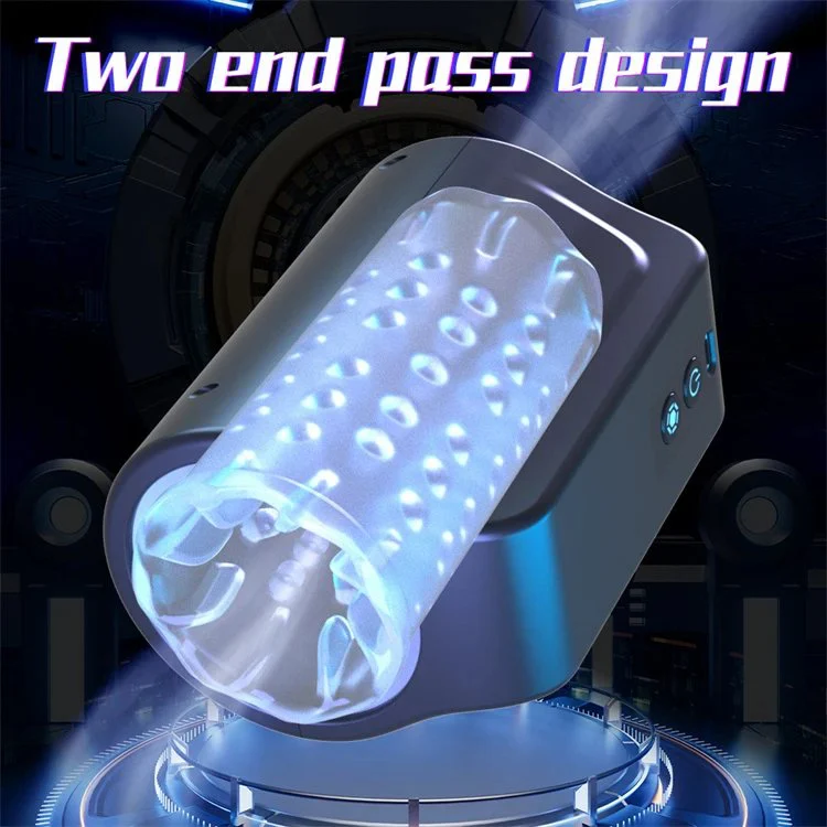 Deep Throat Open-ended Rotation Masturbation Cup Automatic Male Masturbators Cup Sex Toys for Men