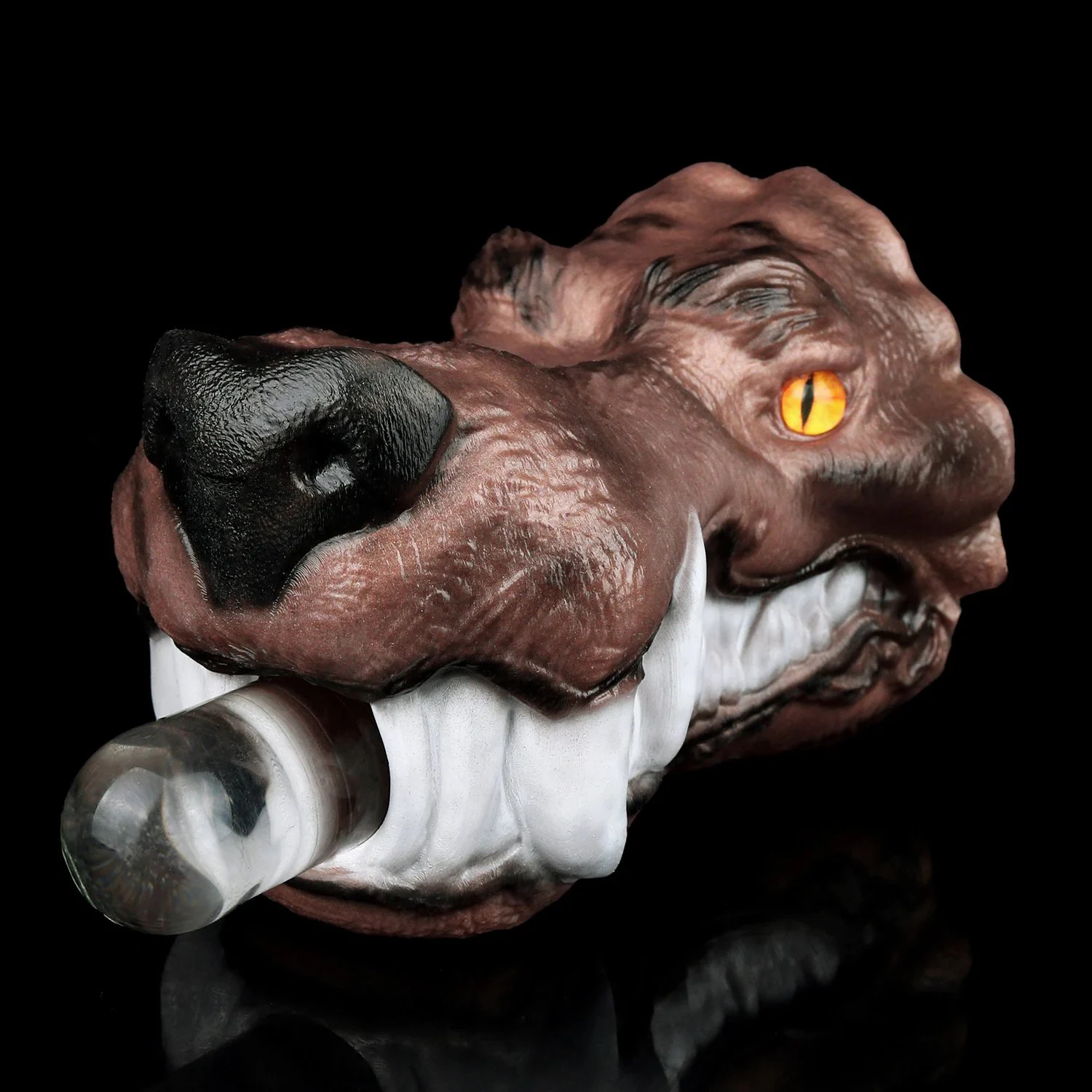 Real Wolf Head Male Masturbator Pocket Pussy Stroker Onahole Animal Vagina Sex Toys Adult Supplies Sex Toy Drop