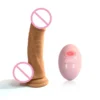 Wireless Remote Controller Vibrating Realistic Penis Dildo