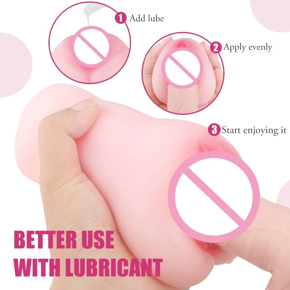 Realistic silicone mold male masturbation cup Men's masturbator