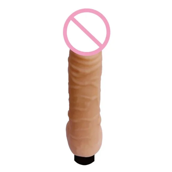Zhengtian Suction Cup Battery Operated Dildo Woman Realistic TPE Dildo Sex Toy