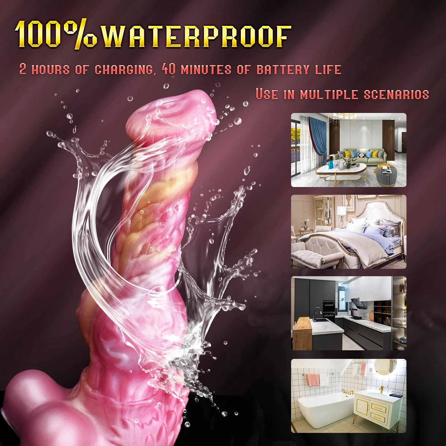 Vibrating Fantasy Horse Dildo Adult Vibrator Multi-Frequency Vibration Intensified Sensation Experience