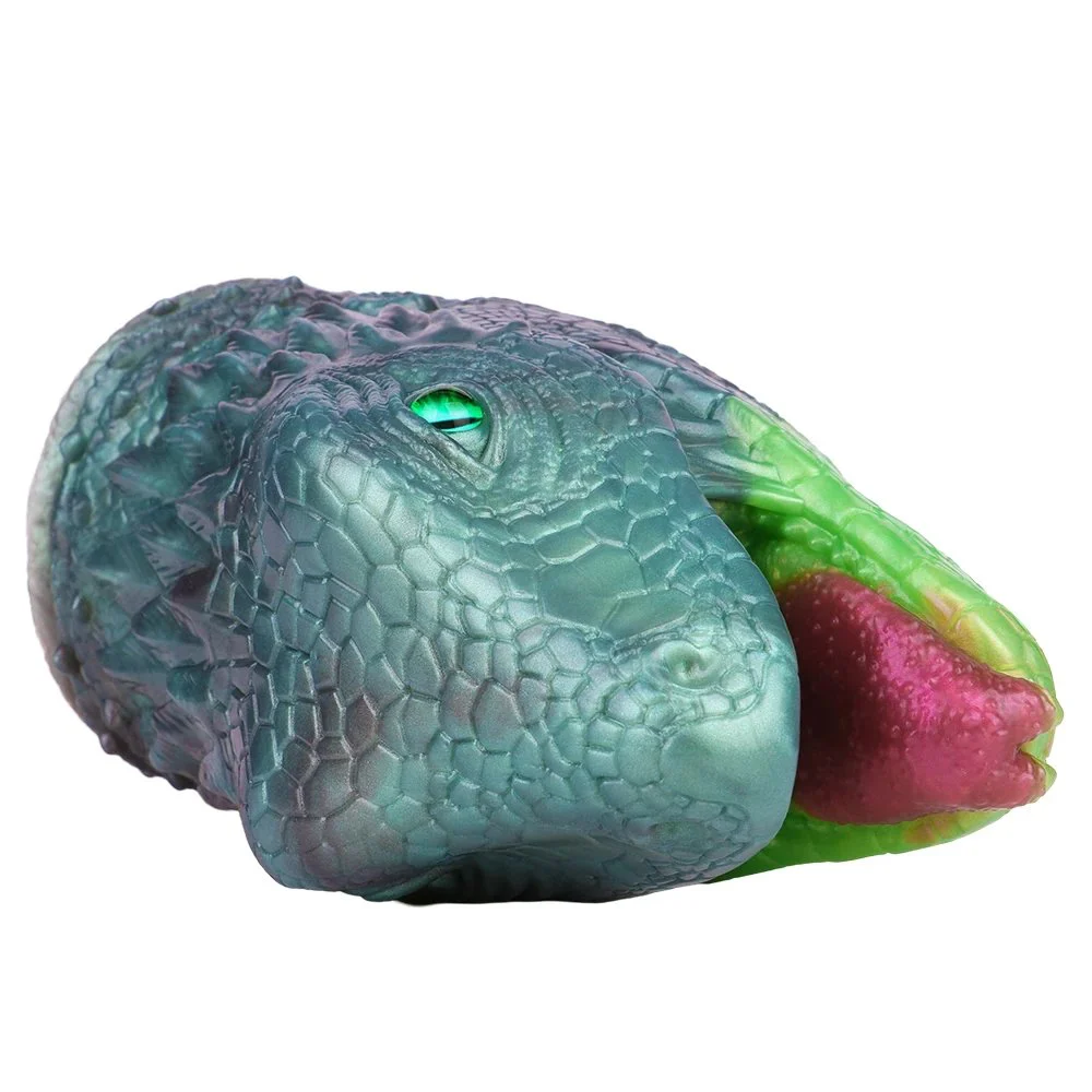 Fantasy Beast Emerald Whisper Dragon Soft Silicone Masturbator Sexual Fantasy Mouth Male Masturbator Adult Toys