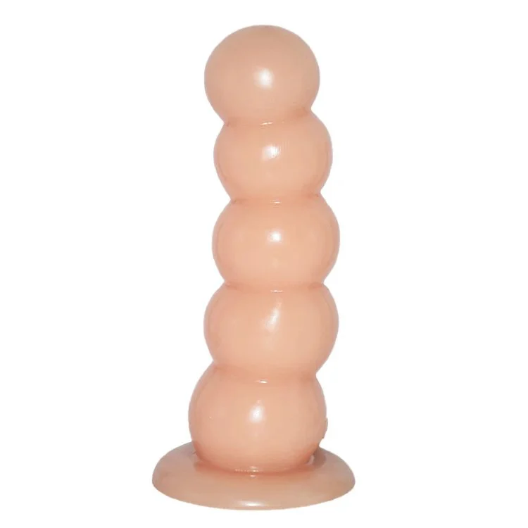 Top Pick Ball Shaped 5 Beads PVC Anal Butt Plug Sex Toys Reaslistic Anal Beads Stopper Flexible Dildo Beads for Sexual