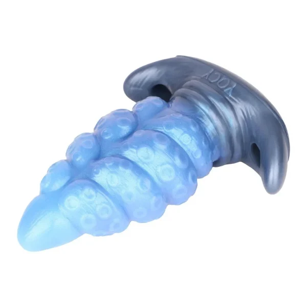 Wearable Dildo Anal Plug Vibration Sexual Stimulation Gay Crystal Blue Big Anal Plug Game Gay Fetish Sex Toys