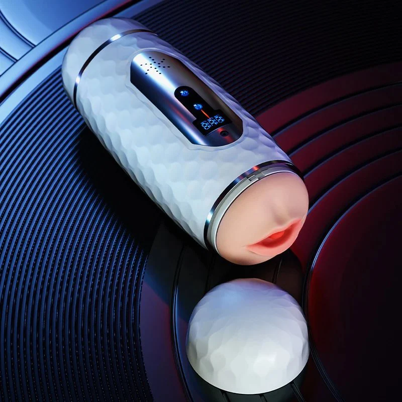 High-End Adult Sex Toys Double-Headed Automatic Aircraft Cup Pulse Vibration Male Masturbator Easy Clean Multiple Modes Counting