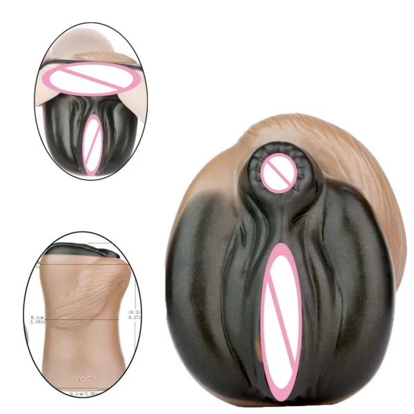 Silicone Male Masturbation Cup for Male Animal Vagina Toy with Skin Touch Masturbators Sex Toys for Men with Anal Tight Channel