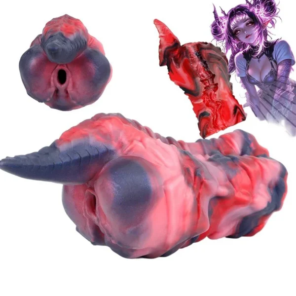 Fantasy Monster Male Masturbator Dual Hole Pocket Pussy Alien Vagina Sex Toys for Men Adult Toy for Small Business Export