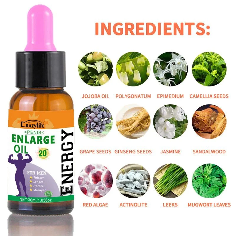 Male Private Care 30ML Sexual Products Men Private Parts Care Sex Massage Oil Penis