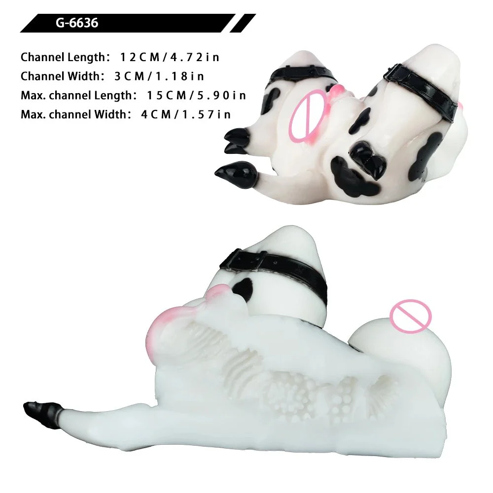 Milk Cow Style Pussy Male Masturbator Silicone Soft Penis Stroker Monster Buttock Half Body Masturbator Sex Toys for Men