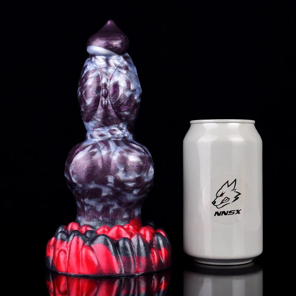 Two Big Knot Animal Dog Dildo Anal Soft Silicone Hands-free Beast Dildos Customization Sex Toys for Adult