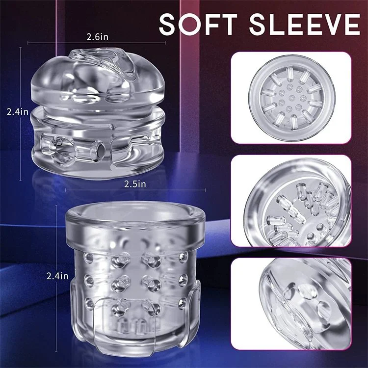 Powerful Masturbator Cup Vibrating Automatic Telescopic Thrusting Rotation Male Masturbation Cup