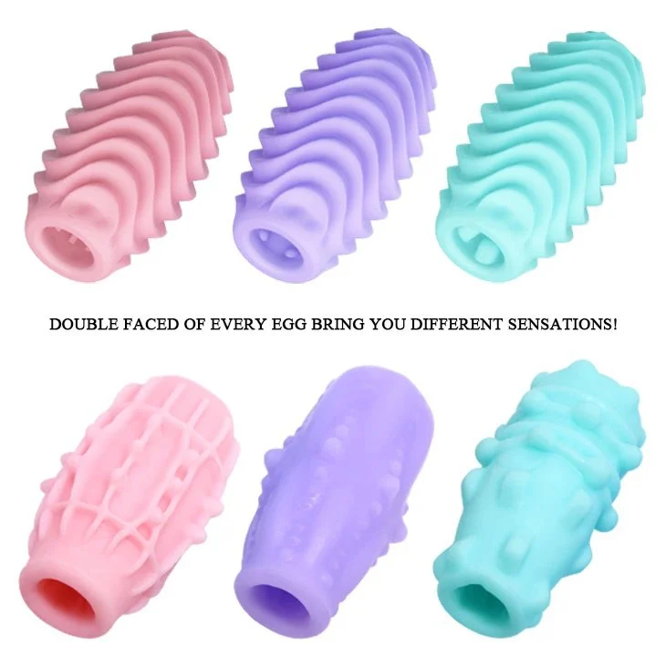 Pocket Pusy Male Sex Toys Soft Portable Masturbator Cup Double Sided Pretty Love Masturbation Egg