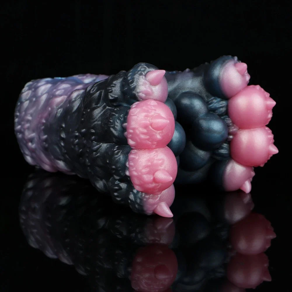 Soft Silicone Creature-Inspired Male Masturbator with Detailed Stimulating Tunnel Masturbator for Men