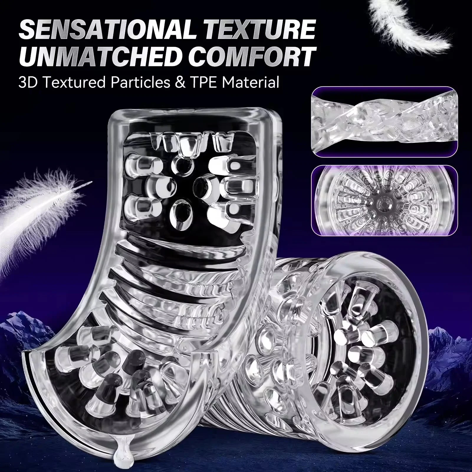 Men Penis Sex Machine Adults Toys Thrusting Rotating Automatic Male Masturbation Devices with Suction Base