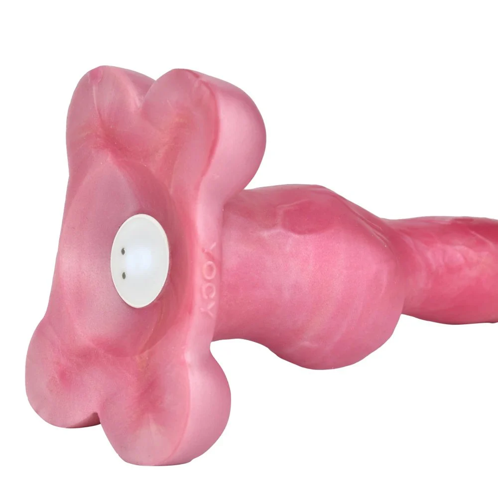 Tretching Vibration Dog Dildo for Women Anal Plug Sexual Stimulation Vibration Sex Toys for Man and Woman