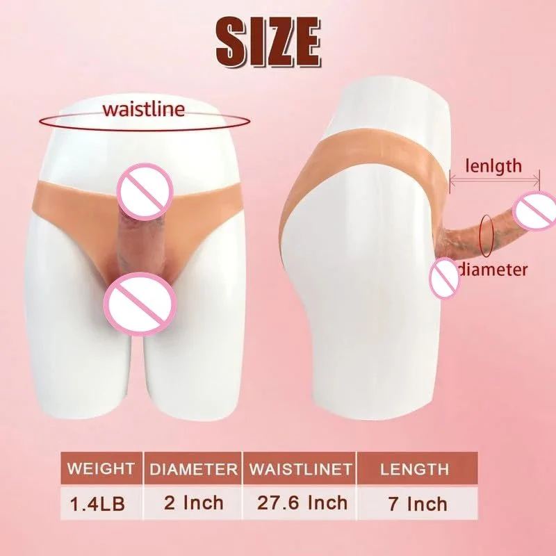 Ultra Elastic Realistic Hollow Penis Strap on Dildo Harness Sex Toys Lesbian Gay Silicone Wearable Dildo Panties