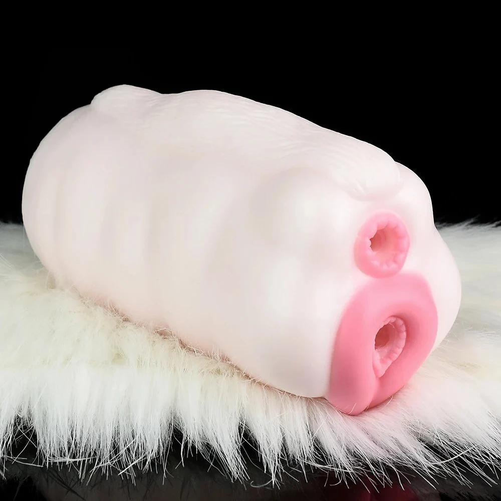 Realistic Animal Pussy Men Masturbator Soft Silicone Vaginal Anal Channel Fantasy Stroker Toy Fetish Fur Fantasy Sex Toys