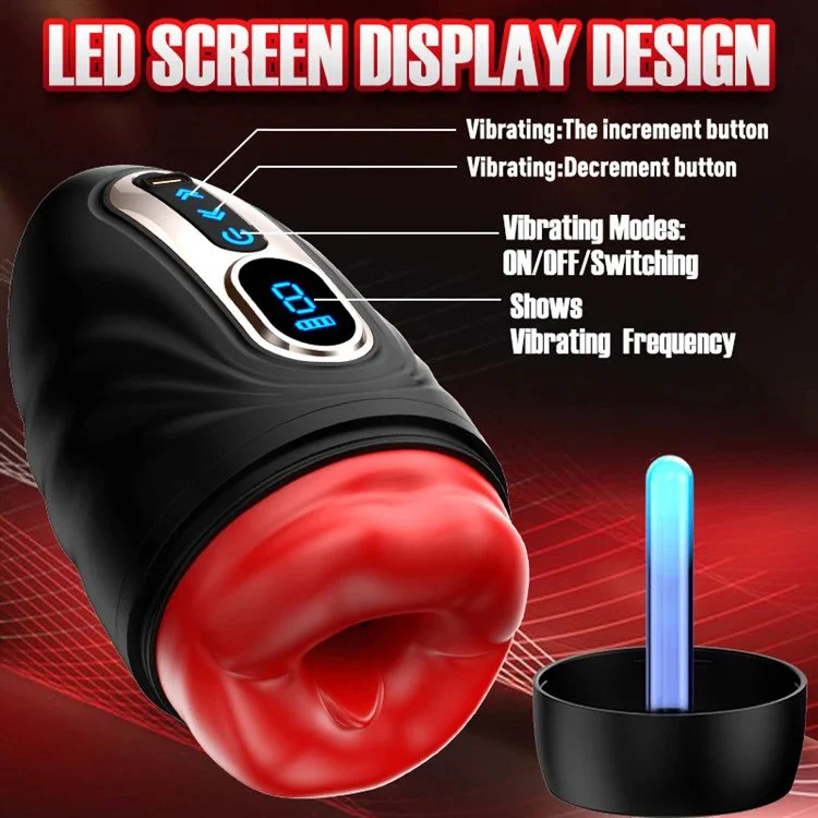 Telescopic Vibration Male Masturbator Heating and Waterproof Men Airplane Cup Adult Sex Toys