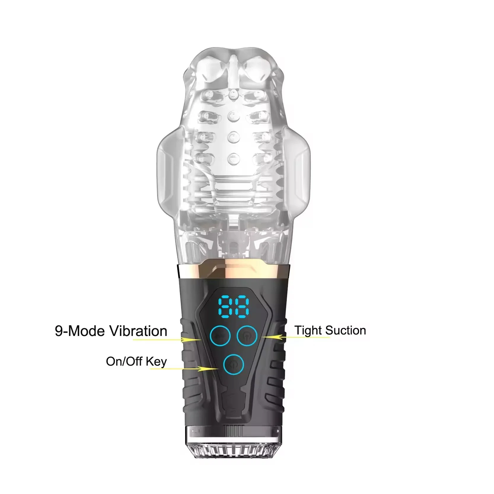 Vagina Pussy Sex Toy Male Masturbator Aircraft Cup Remote Electric Rotating Sucking Tight Masturbator