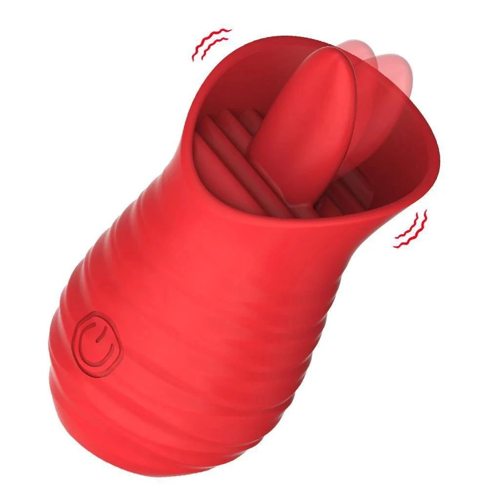 Clitoral Nipple Pussy Tongue Licker Vibrator Strong Tongue Stimulation Vibrator for Woman