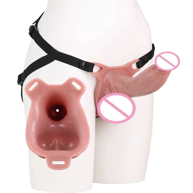 Male Wearable Realistic 7''Penis Sleeve Extender Sex Toys Reusable Silicone Cock Sleeve with Belt Penis Extender Adult Sex Toys