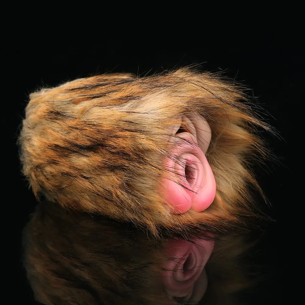 Men's Realistic Animal Aircraft Cup Liquid Super Soft Silicone Masturbator Adult Toy