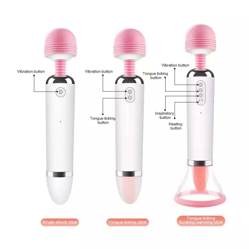 Clitoris Stimulate Dildo Licking Sucking Tongue Sex Toys Vibrator