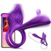 Vibrating Cock Ring Couples Sex Toys Dual Penis Ring Vibrator Clitoral Stimulator G Spot Vibrator Adult Toys for Men Women