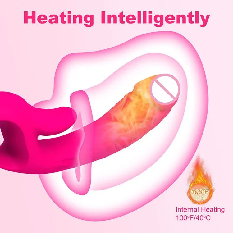Clitoris Sucking Simulator 2 in 1 Dildo Vibrator Tongue Licking Vibrator for Female Masturbation