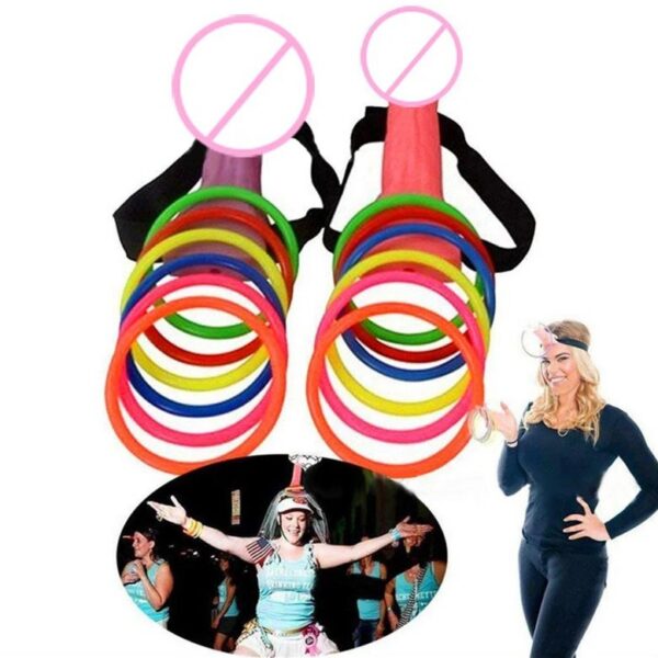 Hen Party Accessories Adult Games Toys Penis Headband Ring Toss Game