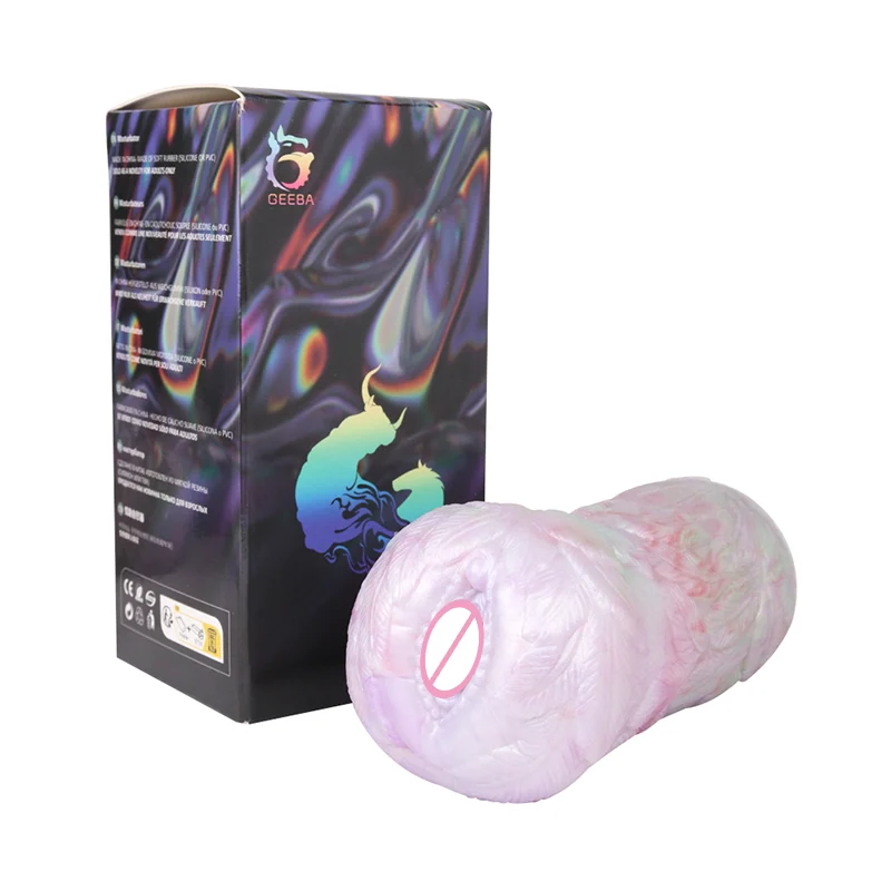 Realistic Vagina Anal Male Masturbator Silicone Big Men's Masturbation Colorful Masturbator for Men