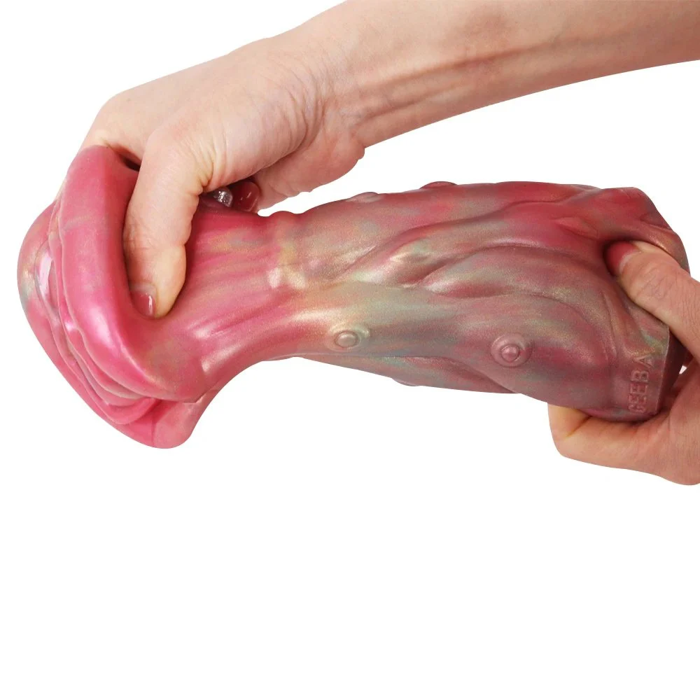 Realistic Male Monster Pocket Pussy Masturbator 3D Vagina Manual Masturbator Cup Pocket Pussy Liquid Silicone Sex Toy for Men