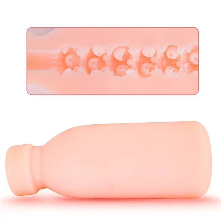 Secret Design Men Adult Sex Toys TPE Artificial Vagina Aircraft Cup Milk Bottle Masturbator Cup