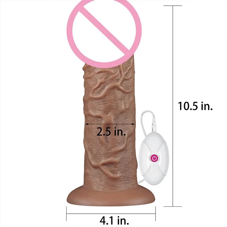 Waterproof Strong Suction 10.5 Inch XXL PVC Dildo Sex Toys Realistic Huge Big Penis Vibrating Dildo for Women and Men