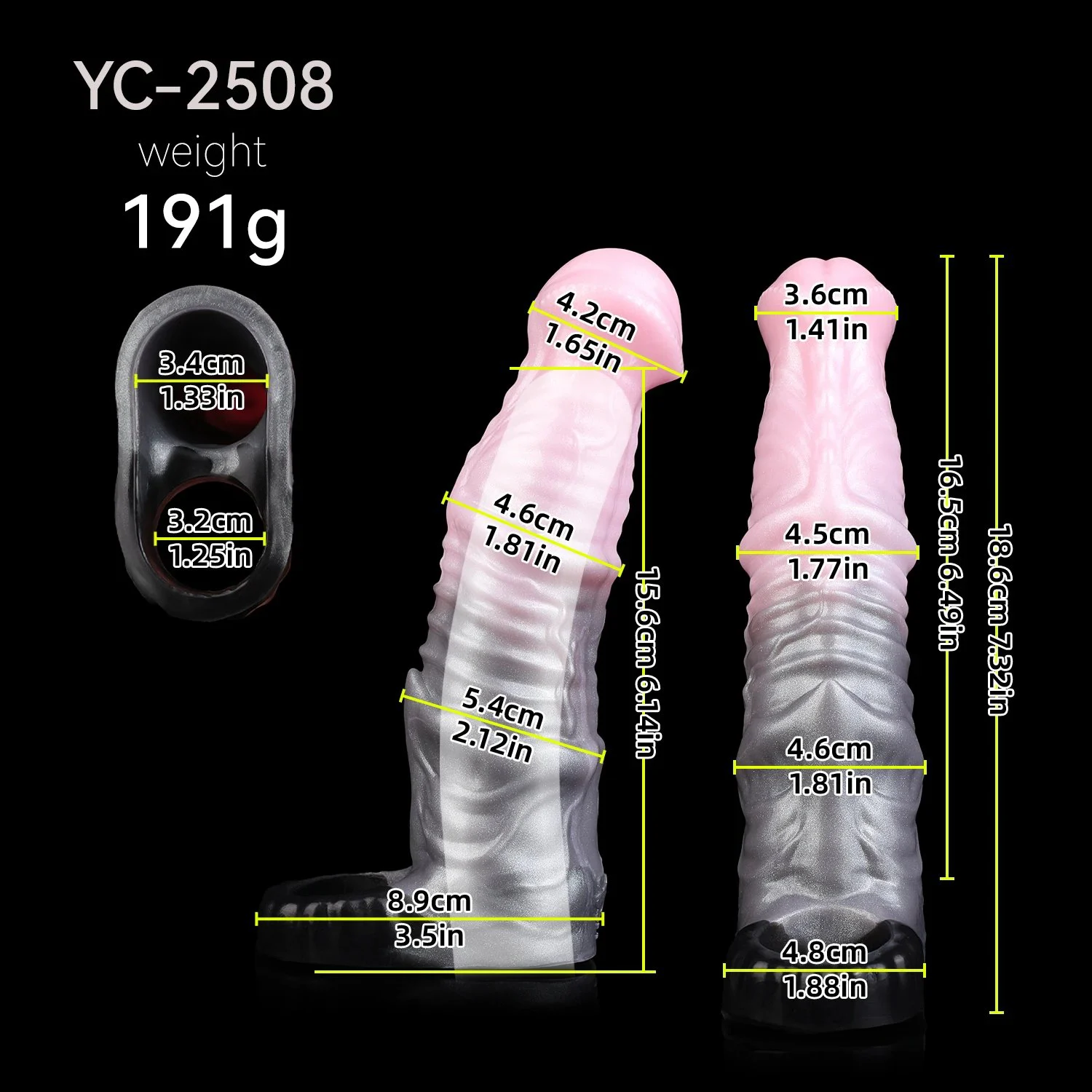 Penis Sheath Fantasy Horse Dildo Silicone Dildo Sleeve Male Penis Girth Extender with Cock Ring Adult Sex Toys for Man