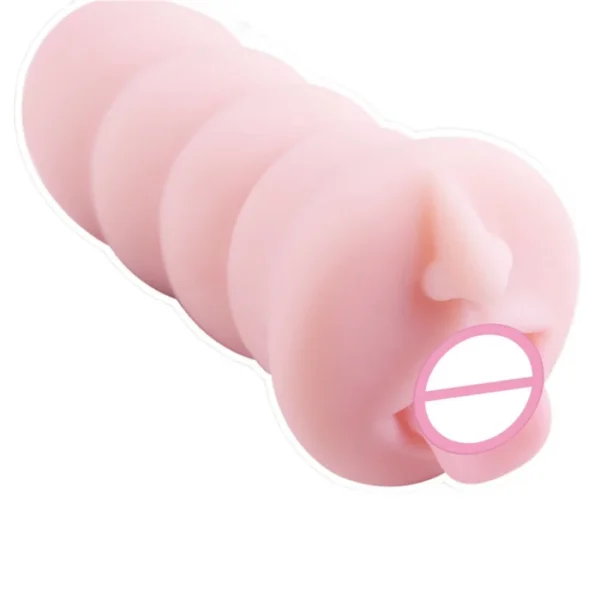 Soft TPE Male Masturbation Sex Toys Vibration Stroker Airplane Cup for Men Packaged in Bag