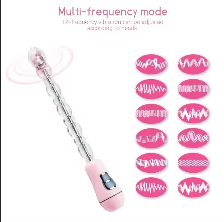Smart Anal Exercise Beads - USB Rechargeable 12-Vibe Modes & Bendable Silicone for Prostate Stimulation