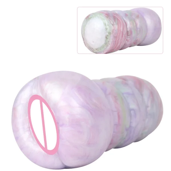 Worms Sex Toys Realistic Vagina Anal Male Masturbator Silicone Big Men's Masturbation Colorful Masturbator for Men