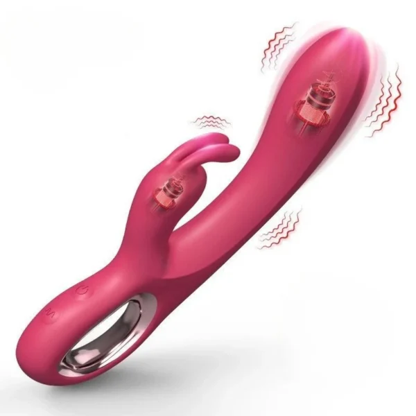 10 Frequency Sex Toys Female Masturbation Clitoral Stimulation Double Motor G Spot USB Charger Rabbit Vibrator