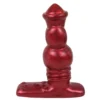 15.5cm Wireless Remote Control Vibrating Dildo Big Double Knot G-Spot Clitoris Stimulation Lesbian Vagina Butt Masturbator
