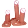 Realistic Big Thick Size Artificial Penis Reusable Silicone Penis Sleeve