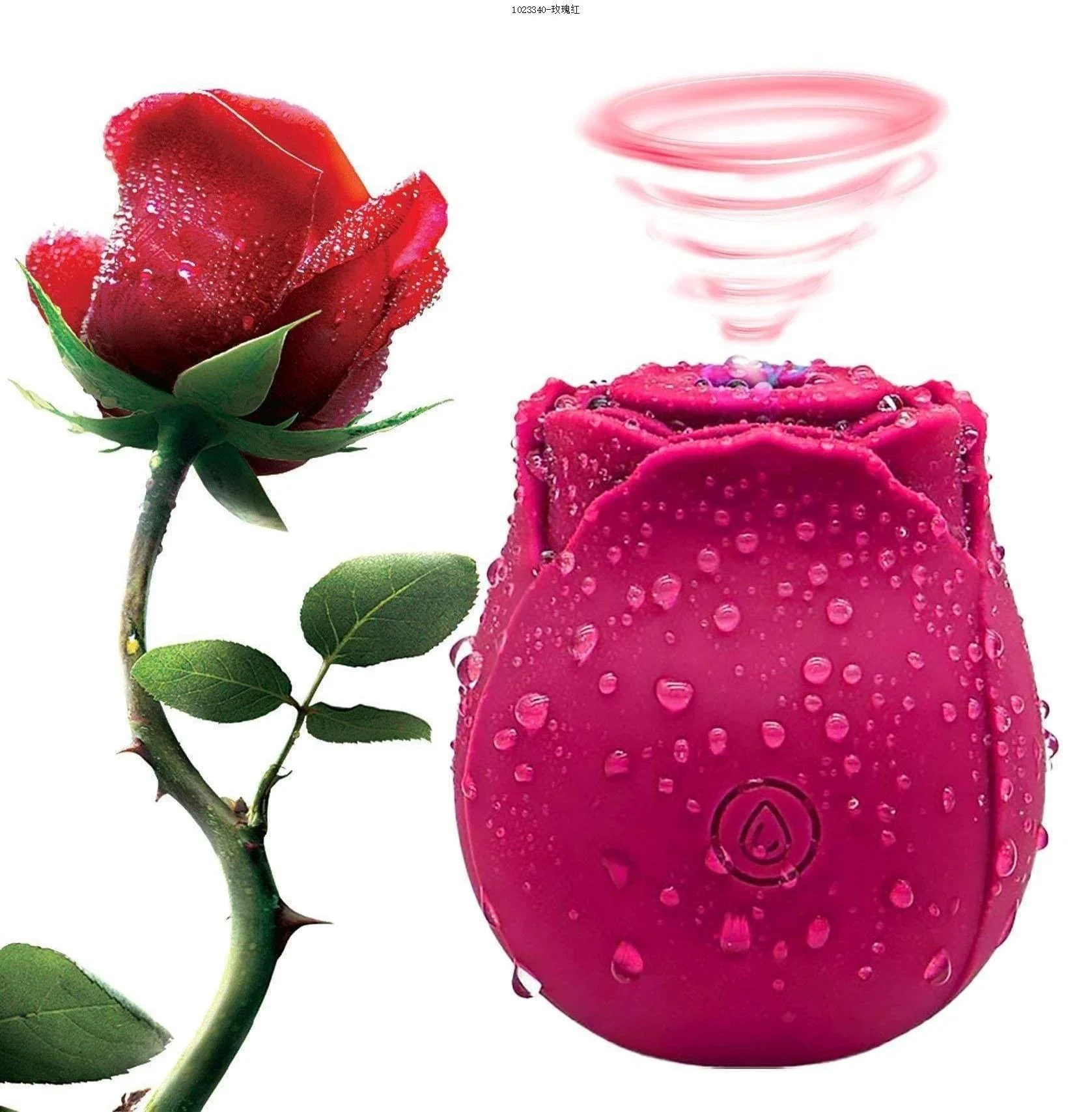 Rose Vibrator Sex Toy for Women Adult Rose Vibrator Sex Toy Clitoral Sucking Vibrator