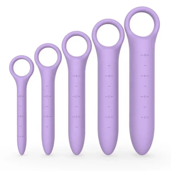 Set of 5 Silicone Anal Dilators Enjoyment with Scale Sex Toys