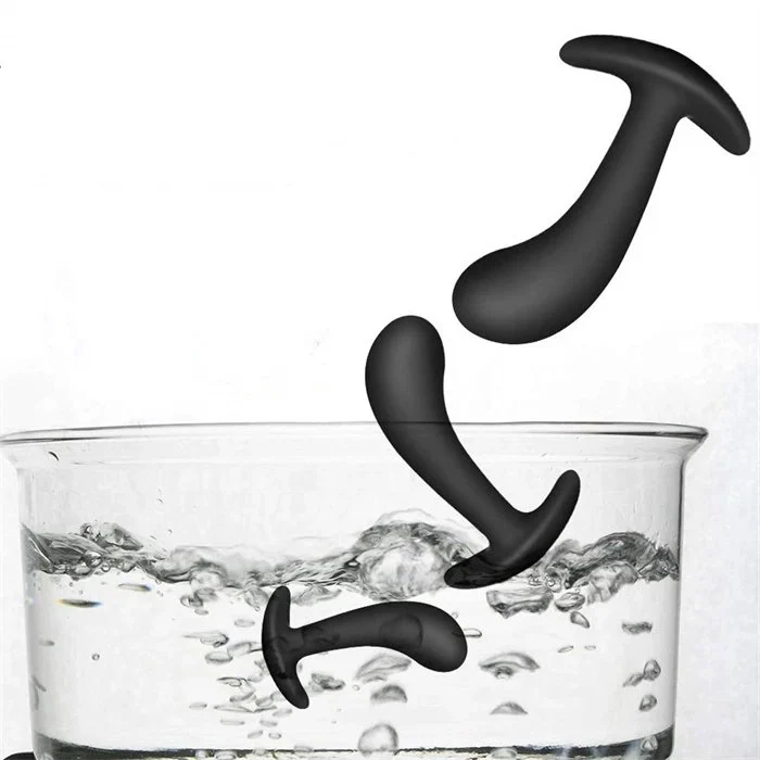 Silicone Anal Plug Butt Stimulator Sex Toy for Adults Men and Women's Anal Vibrator