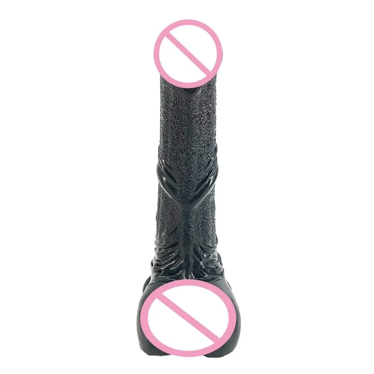 26cm 10 5.5cm Body Safe Silicone Butt Anal Plug Flexible Adult Sex Toys Artificial Dildo Cock Animal Equine Dildo for Male
