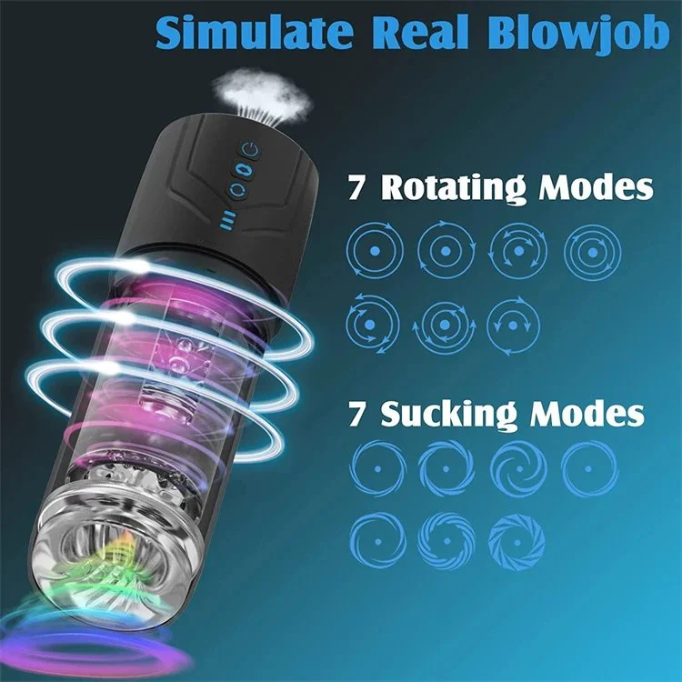 Waterproof High-speed Thrusting Spinning Suction Automatic Male Masturbators Cup Sex Toys for Men