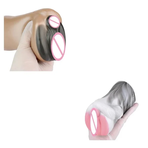 Soft Silicone Animal Male Masturbator Horse Realistic Vagina Anal Pocket Pussy Sex Toys for Men