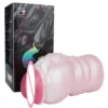 Soft Vagina Channel Masturbation Cup for Men Sissy One Channel Masturbator