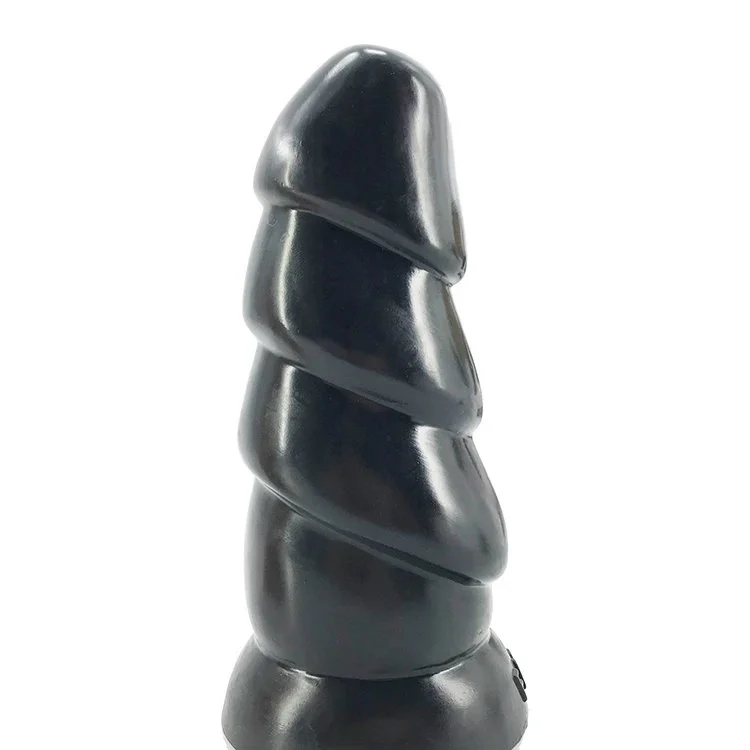 Insertable Length 15.5cm 6 5.2cm Large Thick Silicone Anal Toys Realistic Dildo Butt Plug Black Sex Toys Adult for Men